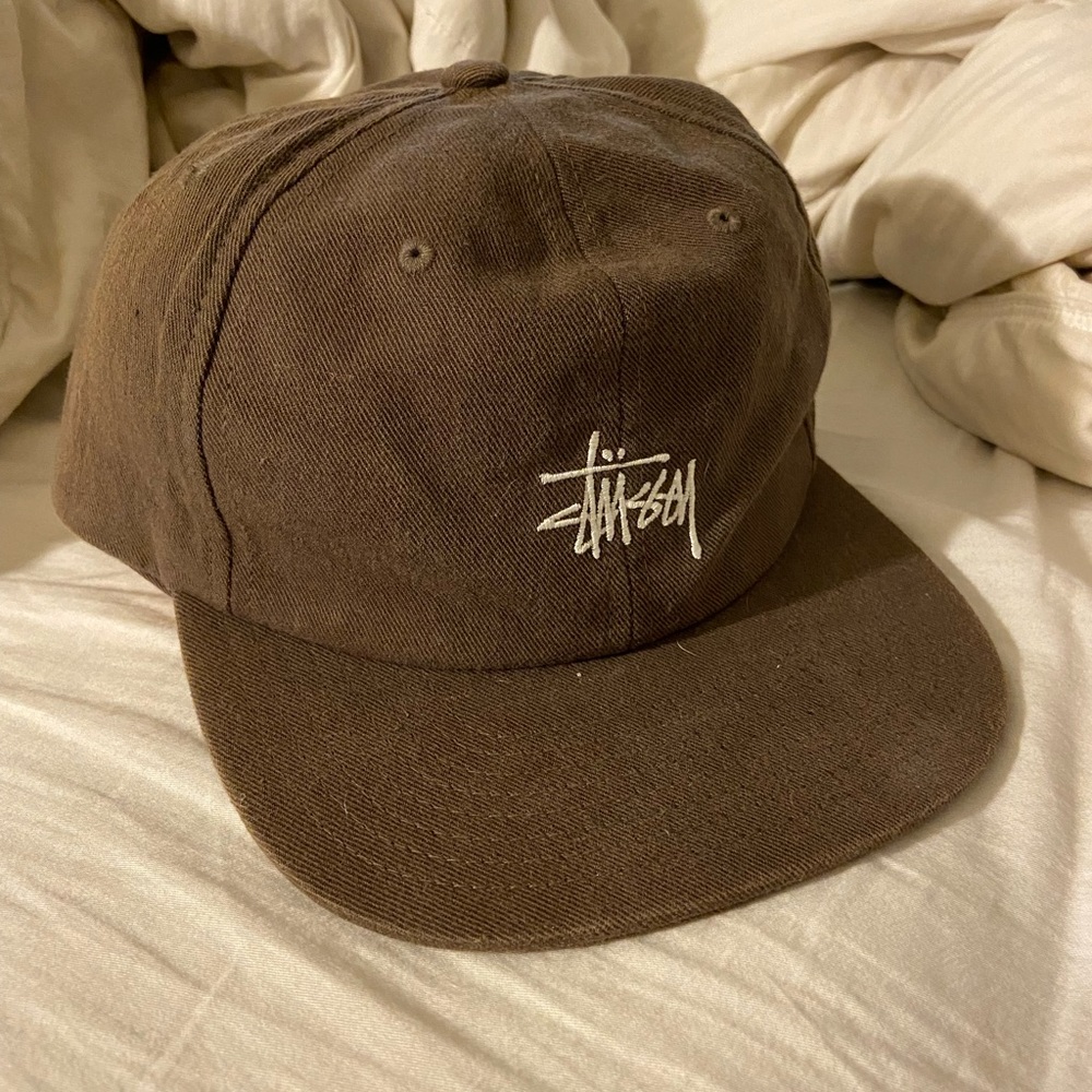 Stussy brown baseball hat